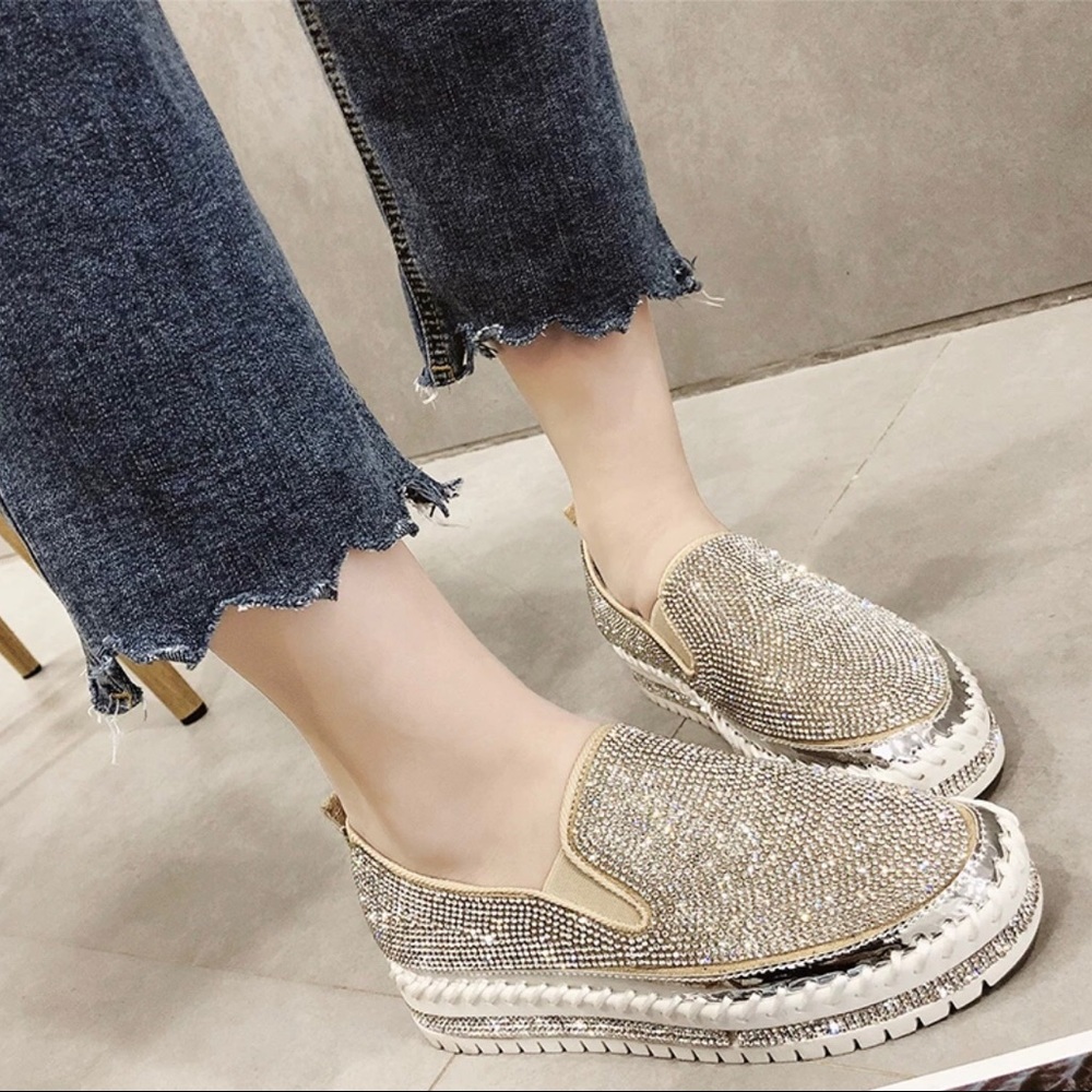 Crystal loafers